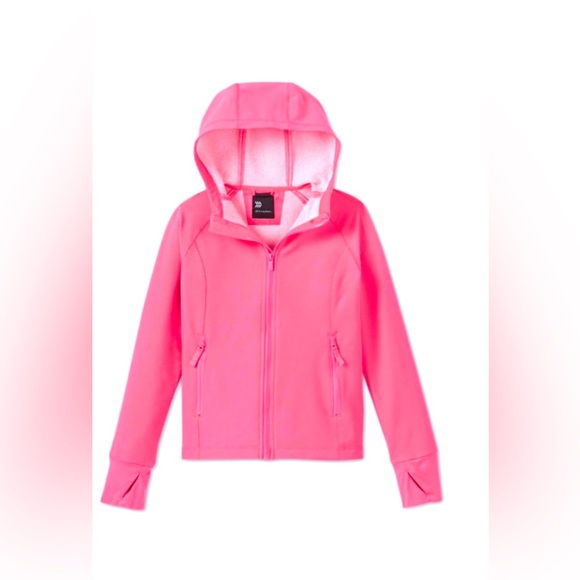 all in motion Other - All in Motion Girls Pink Hooded Jacket